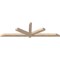 Ekena Millwork Kennewick Smooth Timber Gable Bracket, Douglas Fir, 84"W x 24"H x 3 1/2"D x 3 1/2"F, 7/12 Pitch GBW084X24X0404KEN00SDF - alternate 5